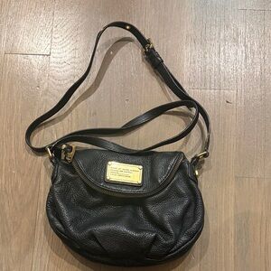 Marc Jacobs Black Leather Crossbody Bag